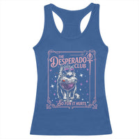The Desperado Club Sign Sci-Fi Book Racerback Tank Top Vintage Princess Cat Book Lover