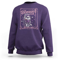 The Desperado Club Sign Sci-Fi Book Sweatshirt Vintage Princess Cat Book Lover