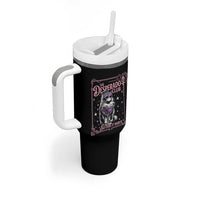The Desperado Club Sign Sci-Fi Book Tumbler With Handle Vintage Princess Cat Book Lover