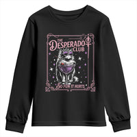 The Desperado Club Sign Sci-Fi Book Youth Sweatshirt Vintage Princess Cat Book Lover