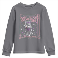 The Desperado Club Sign Sci-Fi Book Youth Sweatshirt Vintage Princess Cat Book Lover