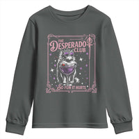 The Desperado Club Sign Sci-Fi Book Youth Sweatshirt Vintage Princess Cat Book Lover