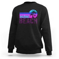 Vintage Miami Beach Sweatshirt Florida Proud Floridian Retro Palms Trees