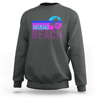 Vintage Miami Beach Sweatshirt Florida Proud Floridian Retro Palms Trees