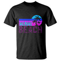 Vintage Miami Beach T Shirt Florida Proud Floridian Retro Palms Trees