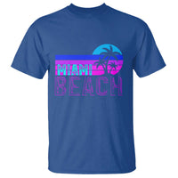 Vintage Miami Beach T Shirt Florida Proud Floridian Retro Palms Trees