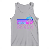 Vintage Miami Beach Tank Top Florida Proud Floridian Retro Palms Trees