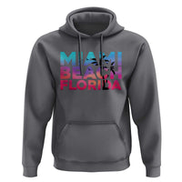 Miami Beach Florida Proud Hoodie Floridian Retro Palms Trees