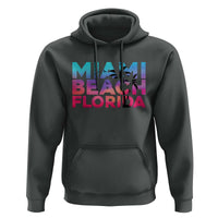 Miami Beach Florida Proud Hoodie Floridian Retro Palms Trees