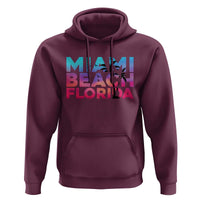 Miami Beach Florida Proud Hoodie Floridian Retro Palms Trees