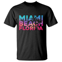 Miami Beach Florida Proud T Shirt Floridian Retro Palms Trees