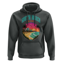 South Beach Miami Hoodie Retro Florida USA Souvenir Gift