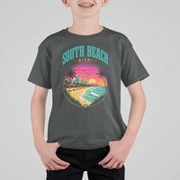 South Beach Miami T Shirt For Kid Retro Florida USA Souvenir Gift