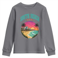 South Beach Miami Youth Sweatshirt Retro Florida USA Souvenir Gift
