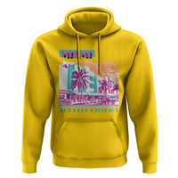 Vintage Miami Florida Art Deco Hoodie Miami City Pride Graphic