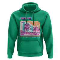 Vintage Miami Florida Art Deco Hoodie Miami City Pride Graphic
