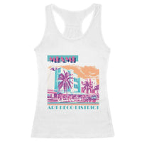 Vintage Miami Florida Art Deco Racerback Tank Top Miami City Pride Graphic