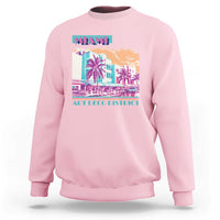 Vintage Miami Florida Art Deco Sweatshirt Miami City Pride Graphic