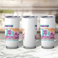 Vintage Miami Florida Art Deco Tumbler Cup Miami City Pride Graphic