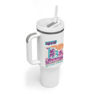 Vintage Miami Florida Art Deco Tumbler With Handle Miami City Pride Graphic