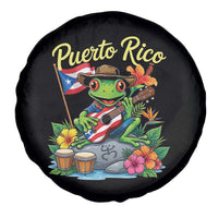 Hispanic Heritage Month Spare Tire Cover Taino Boricua Coqui Frog Puerto Rico