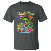 Hispanic Heritage Month T Shirt Taino Boricua Coqui Frog Puerto Rico