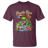 Hispanic Heritage Month T Shirt Taino Boricua Coqui Frog Puerto Rico