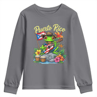 Hispanic Heritage Month Youth Sweatshirt Taino Boricua Coqui Frog Puerto Rico