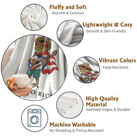 Coqui Frog Puerto Rico Throw Blanket Boricua Taino Island Pride