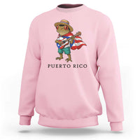 Coqui Frog Puerto Rico Sweatshirt Boricua Taino Island Pride