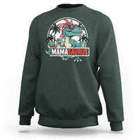 Mamasaurus Dinosaur Sweatshirt Funny Grandma Saurus Family Matching - Wonder Print Shop