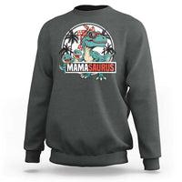 Mamasaurus Dinosaur Sweatshirt Funny Grandma Saurus Family Matching - Wonder Print Shop