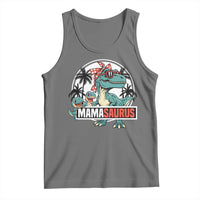 Mamasaurus Dinosaur Tank Top Funny Grandma Saurus Family Matching - Wonder Print Shop