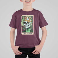 Skeleton Smokes T Shirt For Kid The Stoner Weed Lover Cannabis 420 - Wonder Print Shop