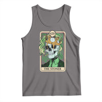 Skeleton Smokes Tank Top The Stoner Weed Lover Cannabis 420 - Wonder Print Shop