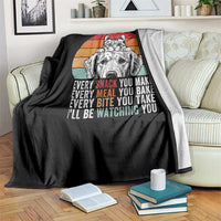Every Snack You Make Throw Blanket Funny Dog Cat Lovers - Wonder Print Shop