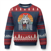 Every Snack You Make Ugly Christmas Sweater Funny Dog Cat Lovers - Wonder Print Shop