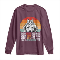 Every Snack You Make Long Sleeve Shirt Funny Dog Cat Lovers - Wonder Print Shop