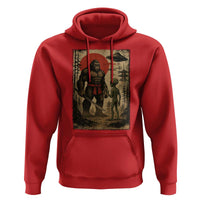 Samurai Bigfoot Japanese UFO Hoodie Sasquatch Ailen Ukiyo-e - Wonder Print Shop