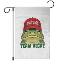 Make Algae Great Again Garden Flag Funny Political Satire Nature Lover Gift