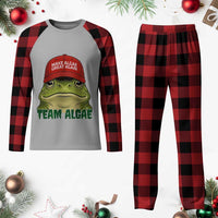 Make Algae Great Again Plaid Pajama Set Funny Political Satire Nature Lover Gift