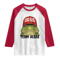 Make Algae Great Again Raglan Shirt Funny Political Satire Nature Lover Gift
