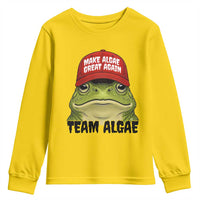 Make Algae Great Again Youth Sweatshirt Funny Political Satire Nature Lover Gift