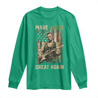 Make Algae Great Again Long Sleeve Shirt Funny Lincoln Political Satire Humor