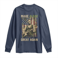 Make Algae Great Again Long Sleeve Shirt Funny Lincoln Political Satire Humor
