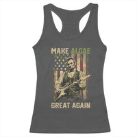 Make Algae Great Again Racerback Tank Top Funny Lincoln Political Satire Humor
