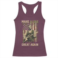 Make Algae Great Again Racerback Tank Top Funny Lincoln Political Satire Humor
