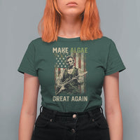 Make Algae Great Again T Shirt For Women Funny Lincoln Political Satire Humor