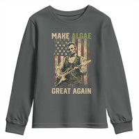 Make Algae Great Again Youth Sweatshirt Funny Lincoln Political Satire Humor