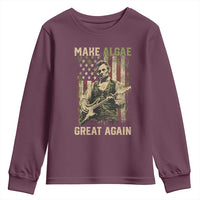 Make Algae Great Again Youth Sweatshirt Funny Lincoln Political Satire Humor